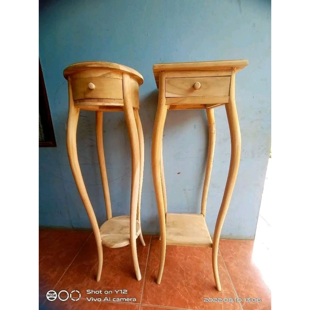 MEJA INUL JATI MENTAH