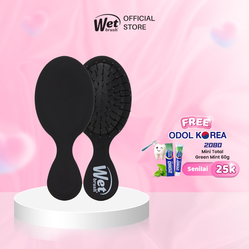 The Wet Brush Mini Frost Black