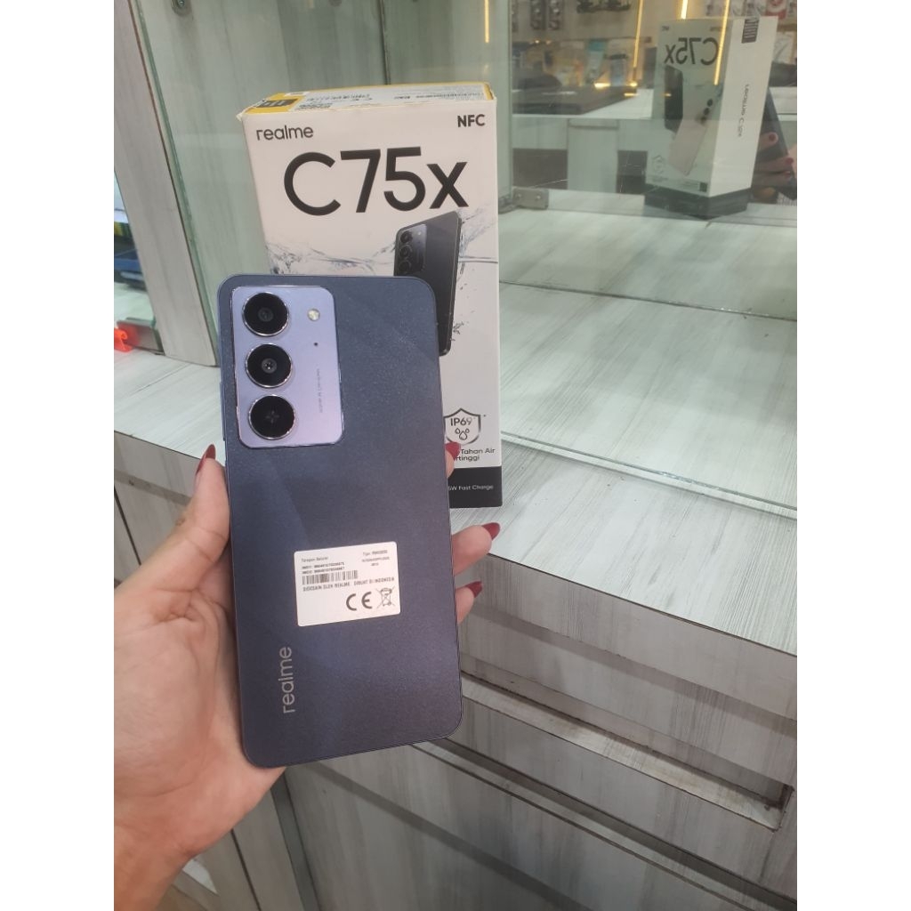 realme c75x 8/128gb second ex garansi resmi