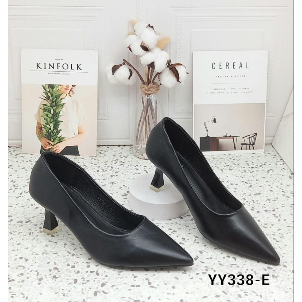 SEPATU PANSUS TUMIT HELLS 7CM WANITA IMPORT KEKINIAN LEMBUT DAN RINGAN
