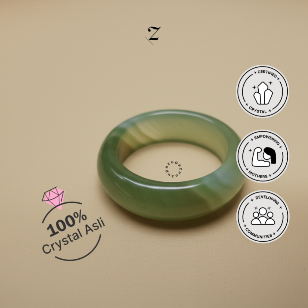 Zupazupazuu Crystal Rings - Jade Highlands Stone