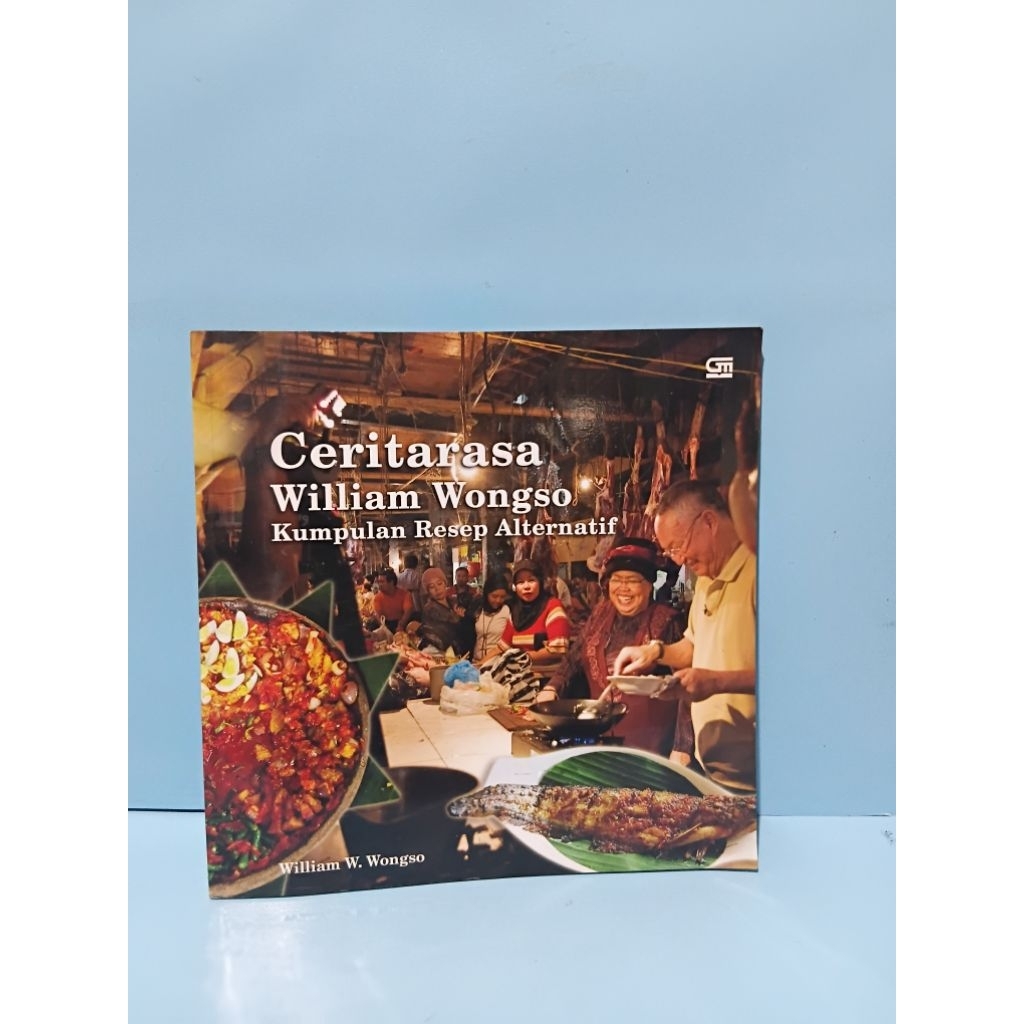 Buku resep & masak ( Pernah dipakai) Ceritarasa William Wongso.Kumpulan Resep Alternatif.