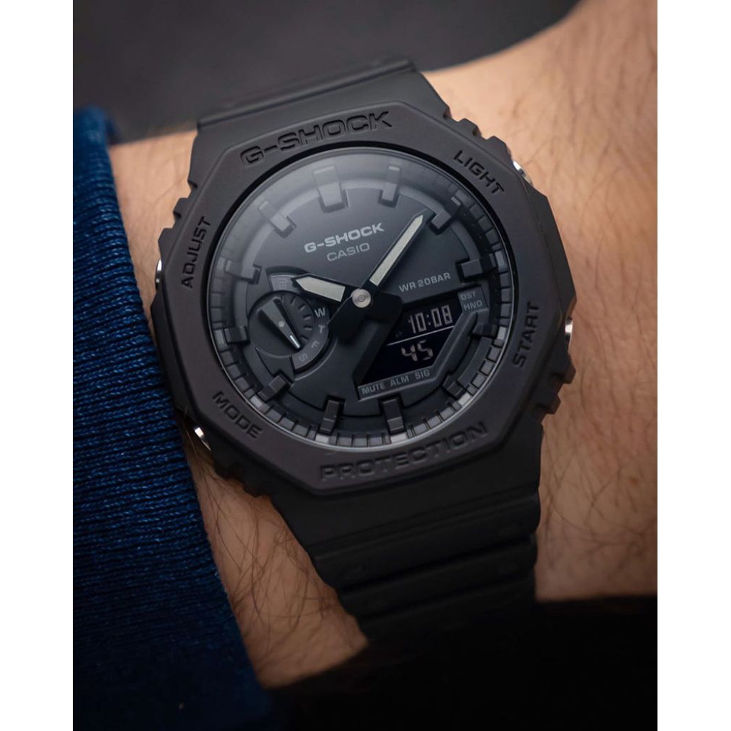 G-Shock GA2100 1A 1DR Second Bekas GARANSI ON Gshock Casio Jam tangan Analog Digital