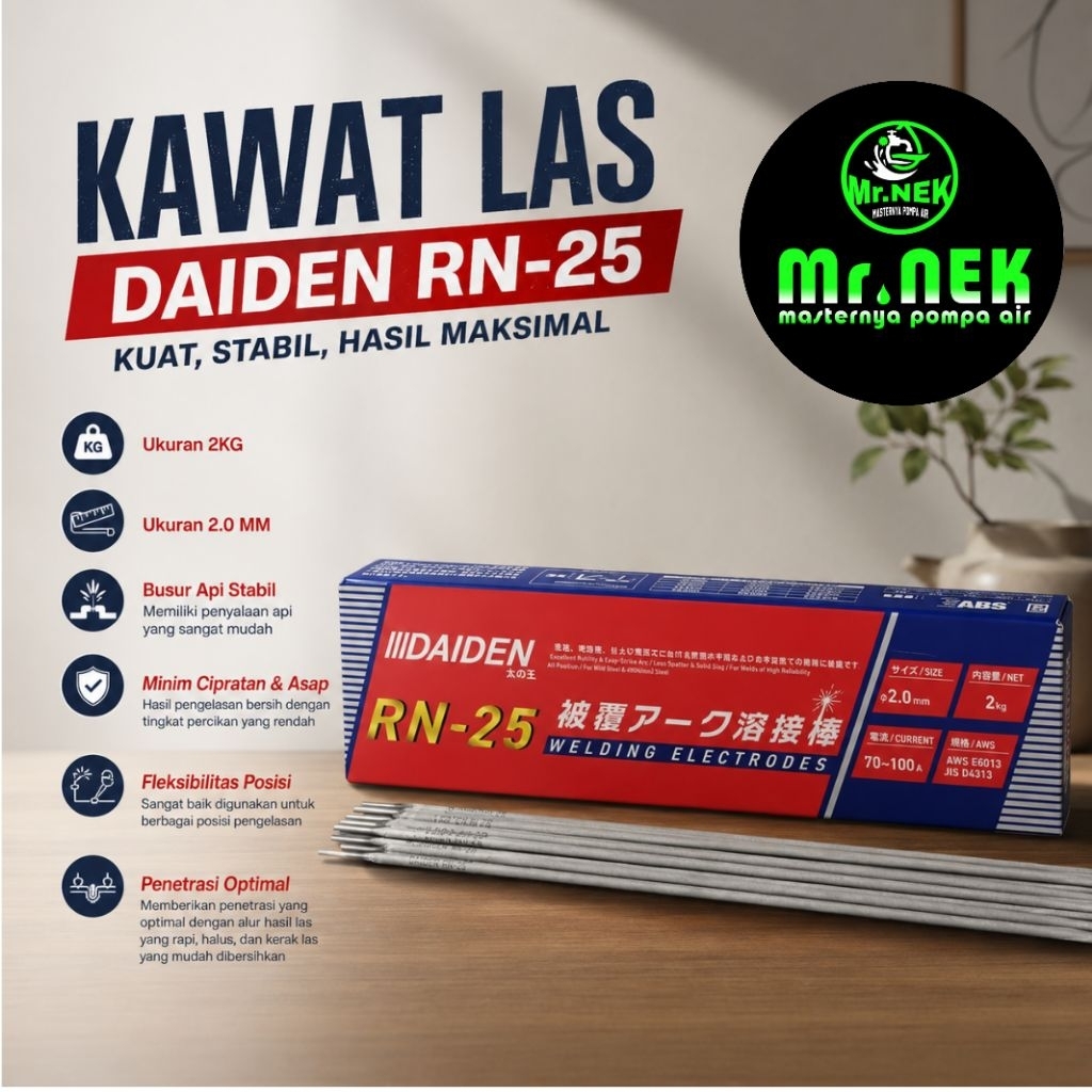 KAWAT LAS DAIDEN RN-25 2KG