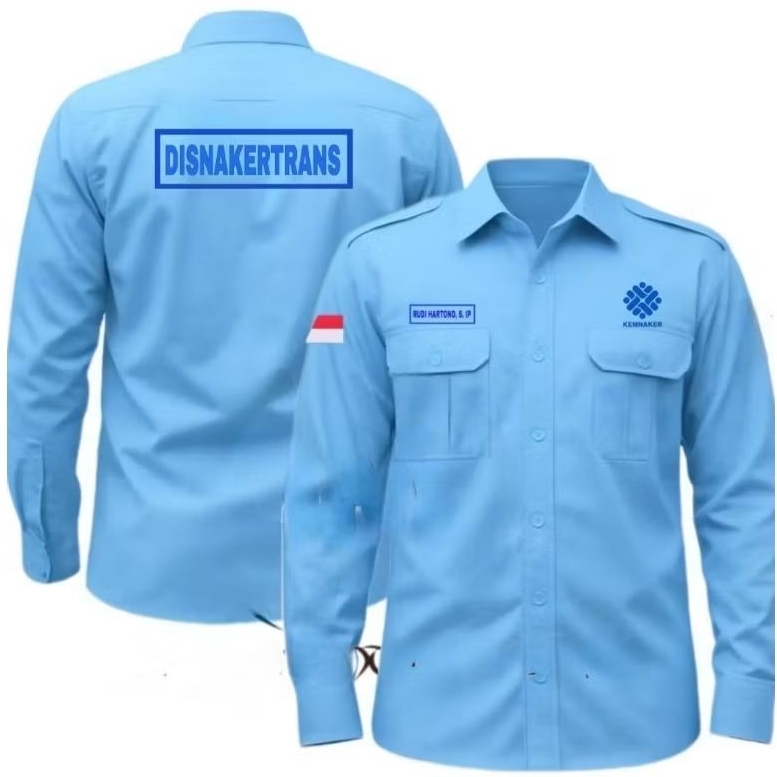 ready kemeja Disnaker baju Disnaker seragam DISNAKER kemeja kemnaker baju kemnaker seragam kemnaker 