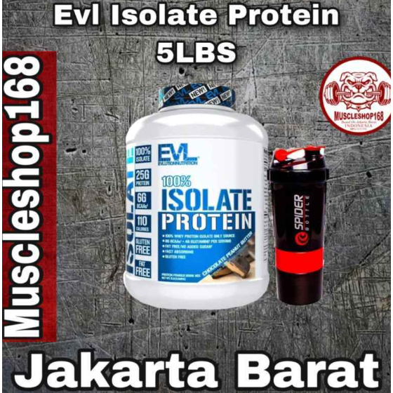 EVL Isolate Whey Protein 5 Lbs Hydrolized Whey Protein Isolate