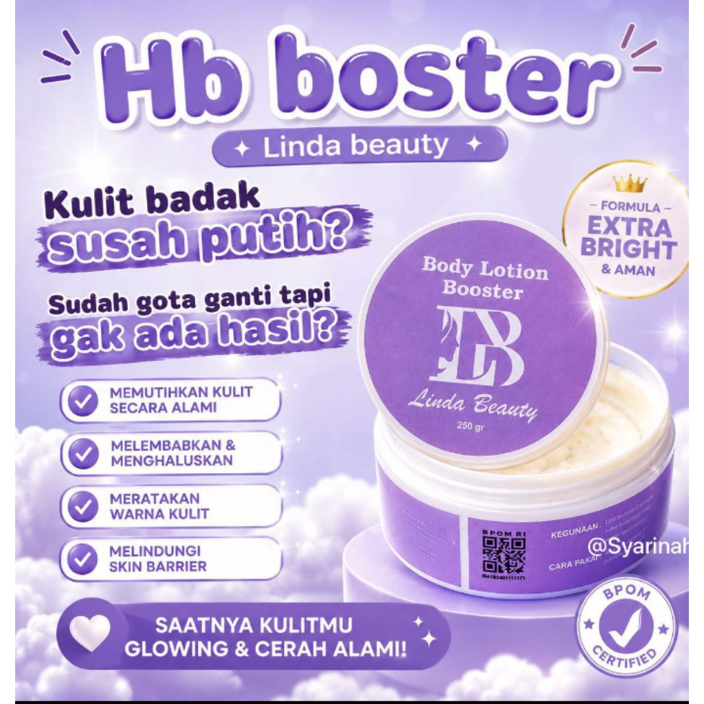 hb booster lindabeauty skincare BPOM