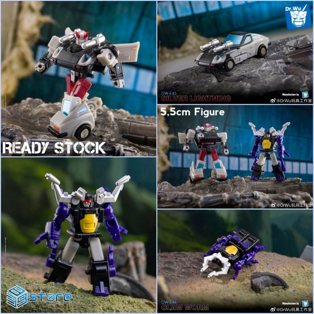 Dr.Wu DW-E45 Bluestreak & DW-E46 Shrapnel Set Of 2