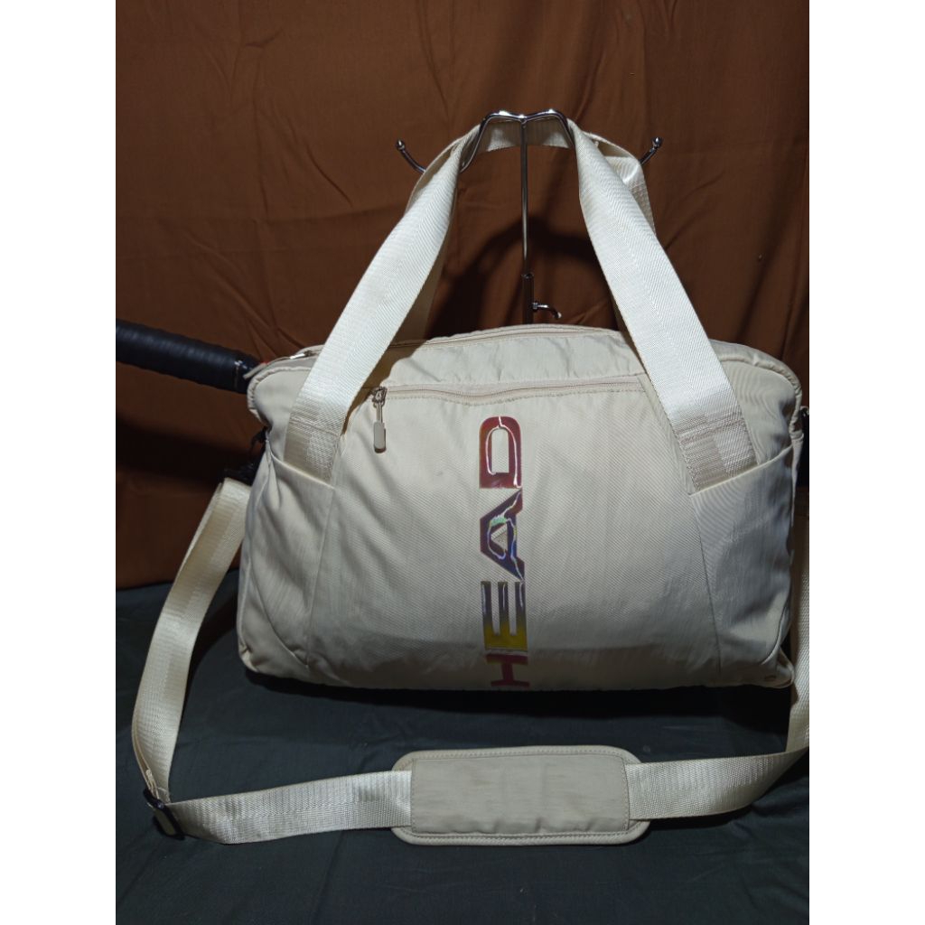 Tas Raket Tennis, Padle dan Badminton Head Sling Second Ori