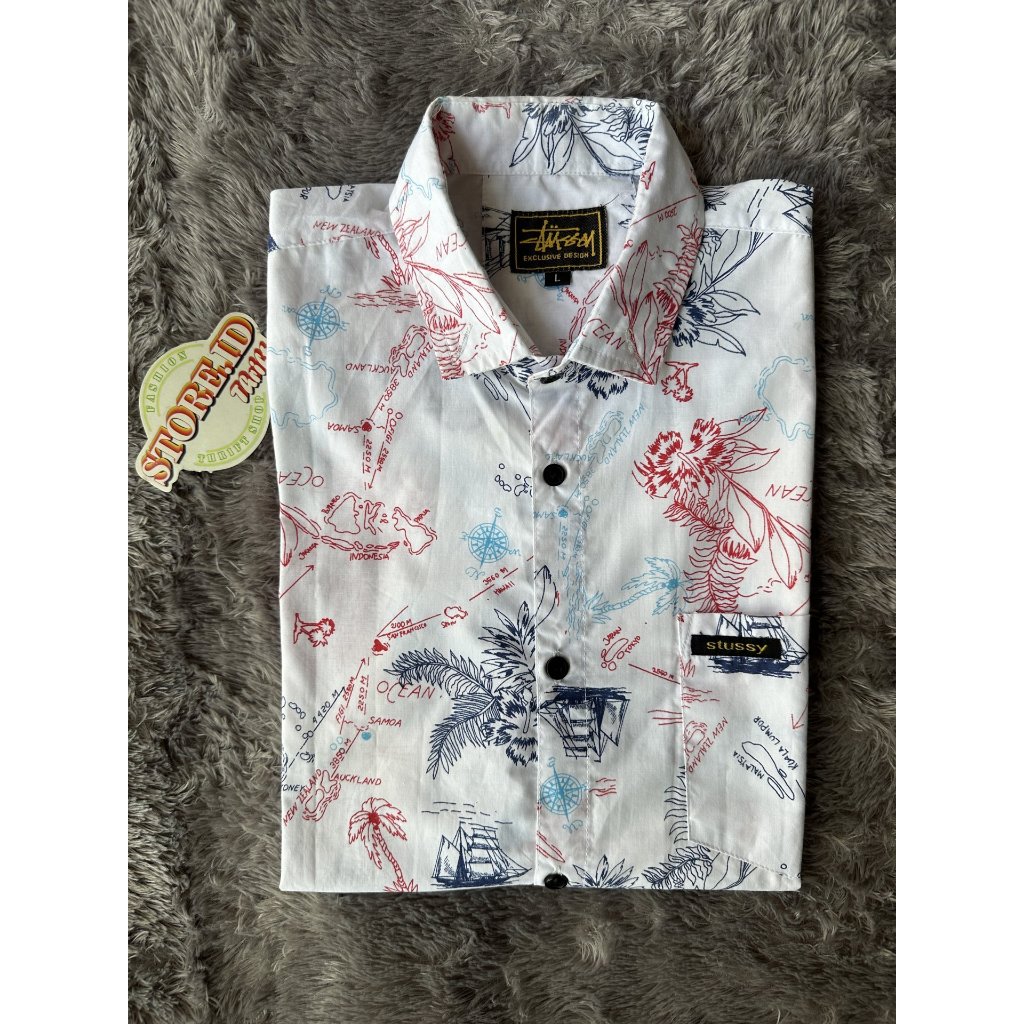 Kemeja Stu*sy Full Print Cakep