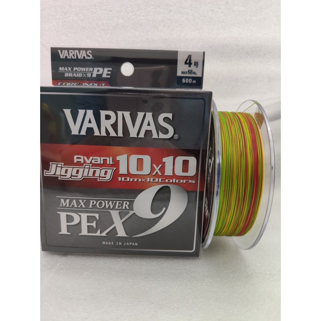 SENAR VARIVAS AVANI JIGGING 10X10 X9 PE 4/600M PE PREMIUM MADE IN JAPAN