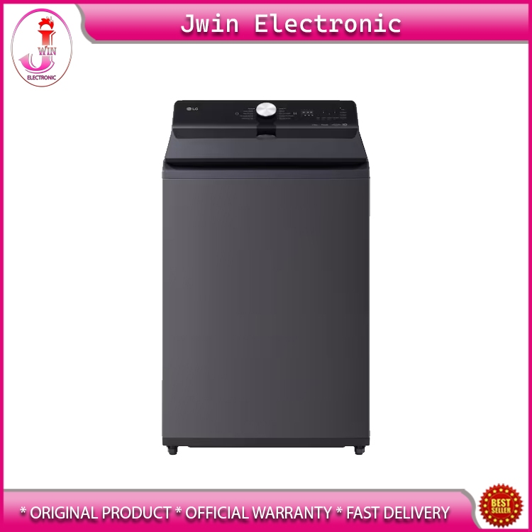 LG TX2522ST5G MESIN CUCI 22kg Top Loading Mesin Cuci Essence Graphite - AI DD 6 Motion TurboWash TX2