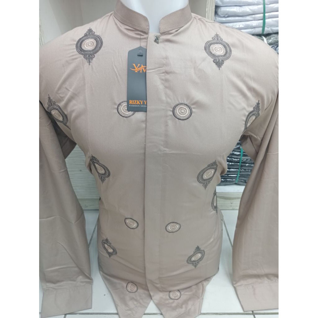 YAKIN STORE 1986- Baju muslim fashion pria brendent-kemko model terlaris-kemeja Koko terbaru- Koko p