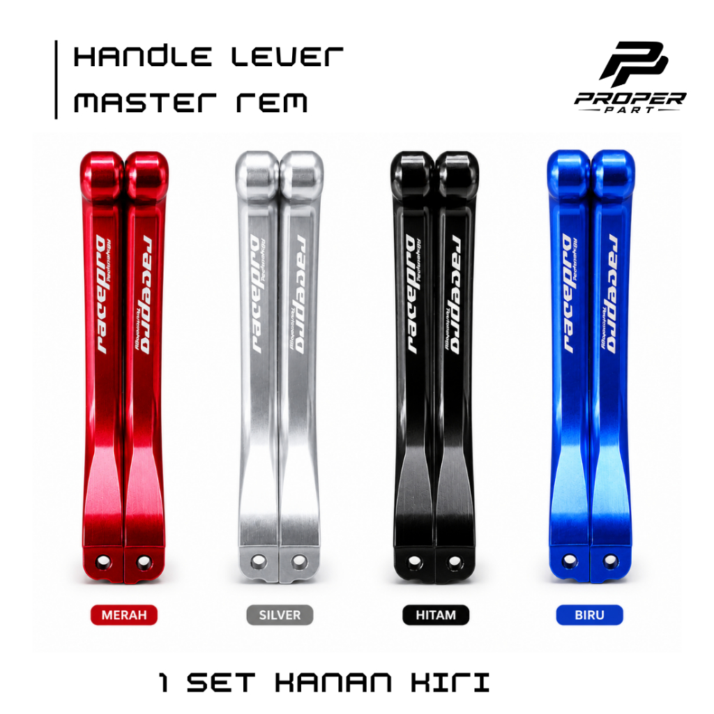 Handle Lever Master Rem Radial Tuas Handle Cnc Merah/Biru/Silver/Hitam Universal Semua Merk RPD / RA