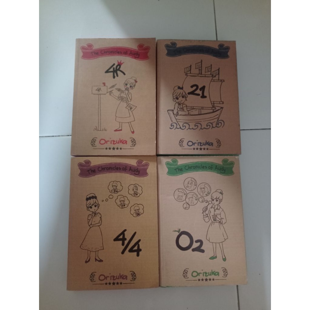 Preloved Novel The Chronicles of Audy Series Set (4R, 21, 4/4, O2) - Orizuka