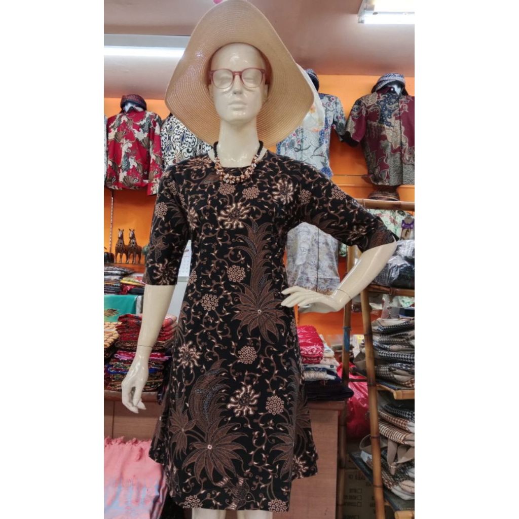 Toko bakul batik,Dres batik lengan 3/4