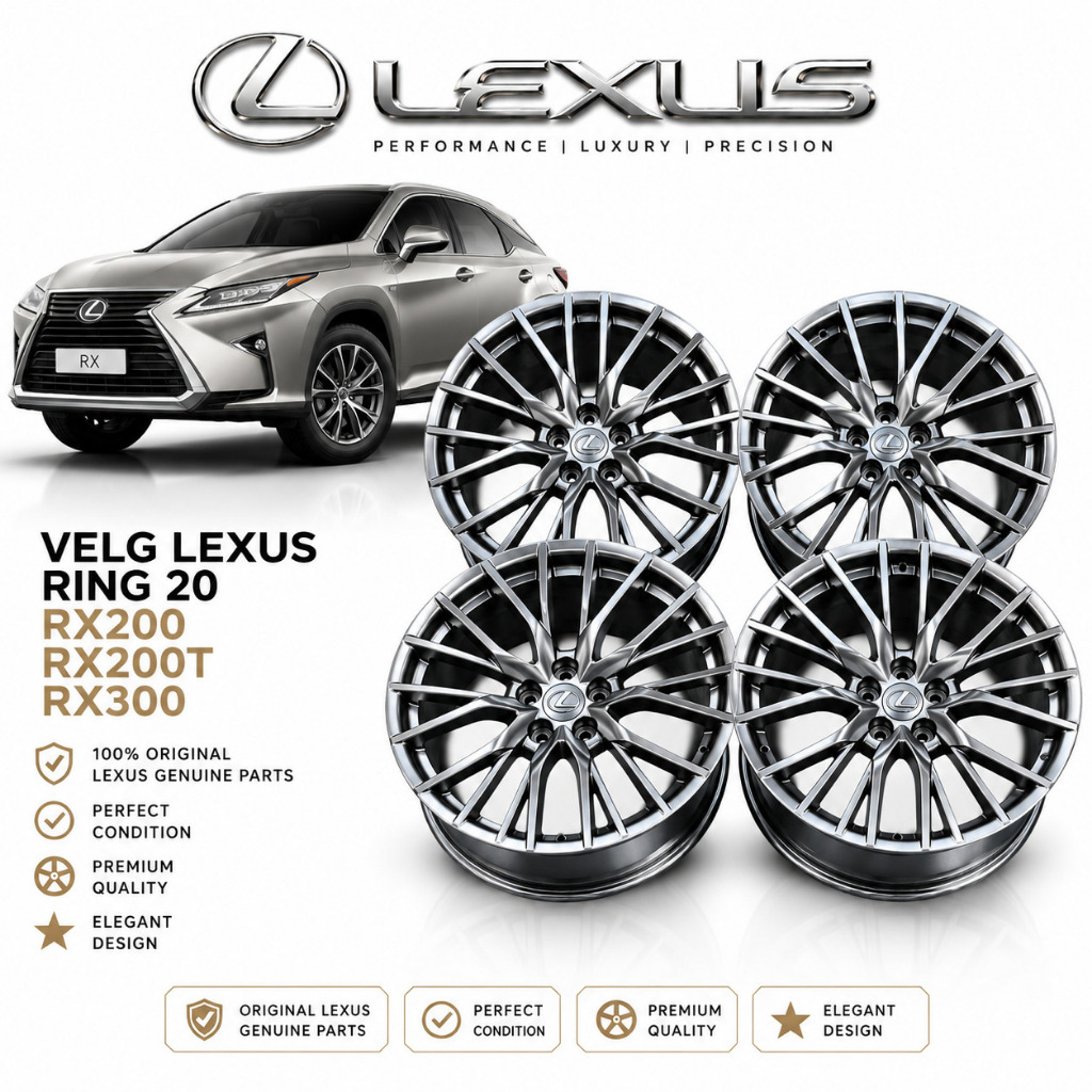 Velg Mobil Ring 20 For Lexus RX200 RX200T RX300