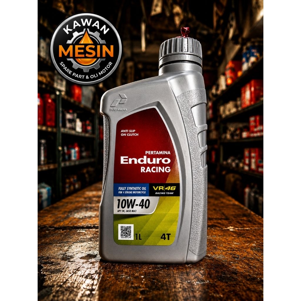 Oli Pertamina Enduro 4T RACING 10W-40 1L API SN