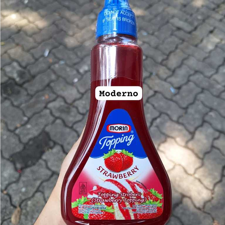 Morin Topping Strawberry 300gr - Morin selai strawberry 300gr - Morin Saus strawberry 300gr