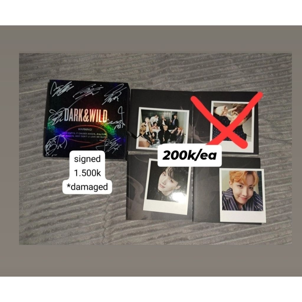 ALBUM BTS Dark n Wild Signed