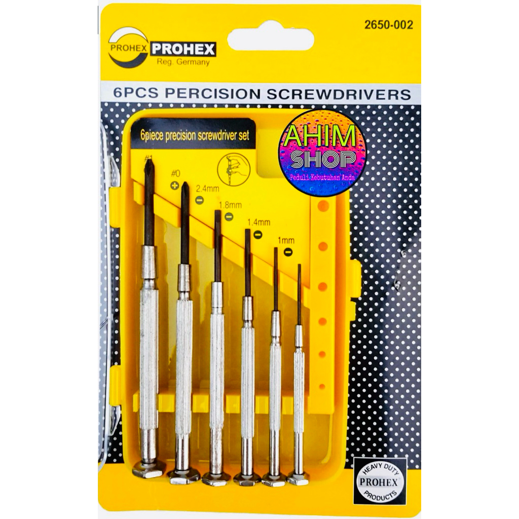 Obeng Prohex PERCISION SCREWDRIVERS / set