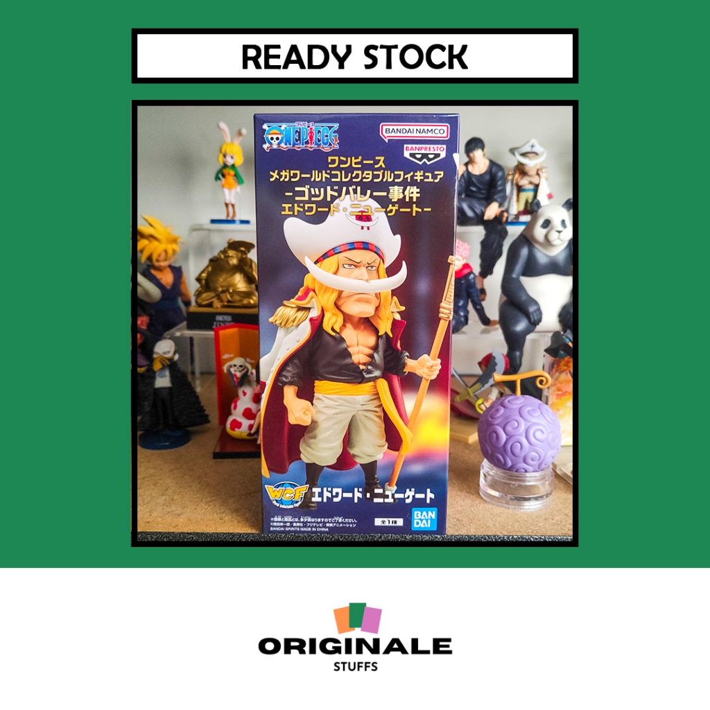 Banpresto One Piece Mega WCF God Valley Incident Edward Newgate Shirohige Figure Japver Original