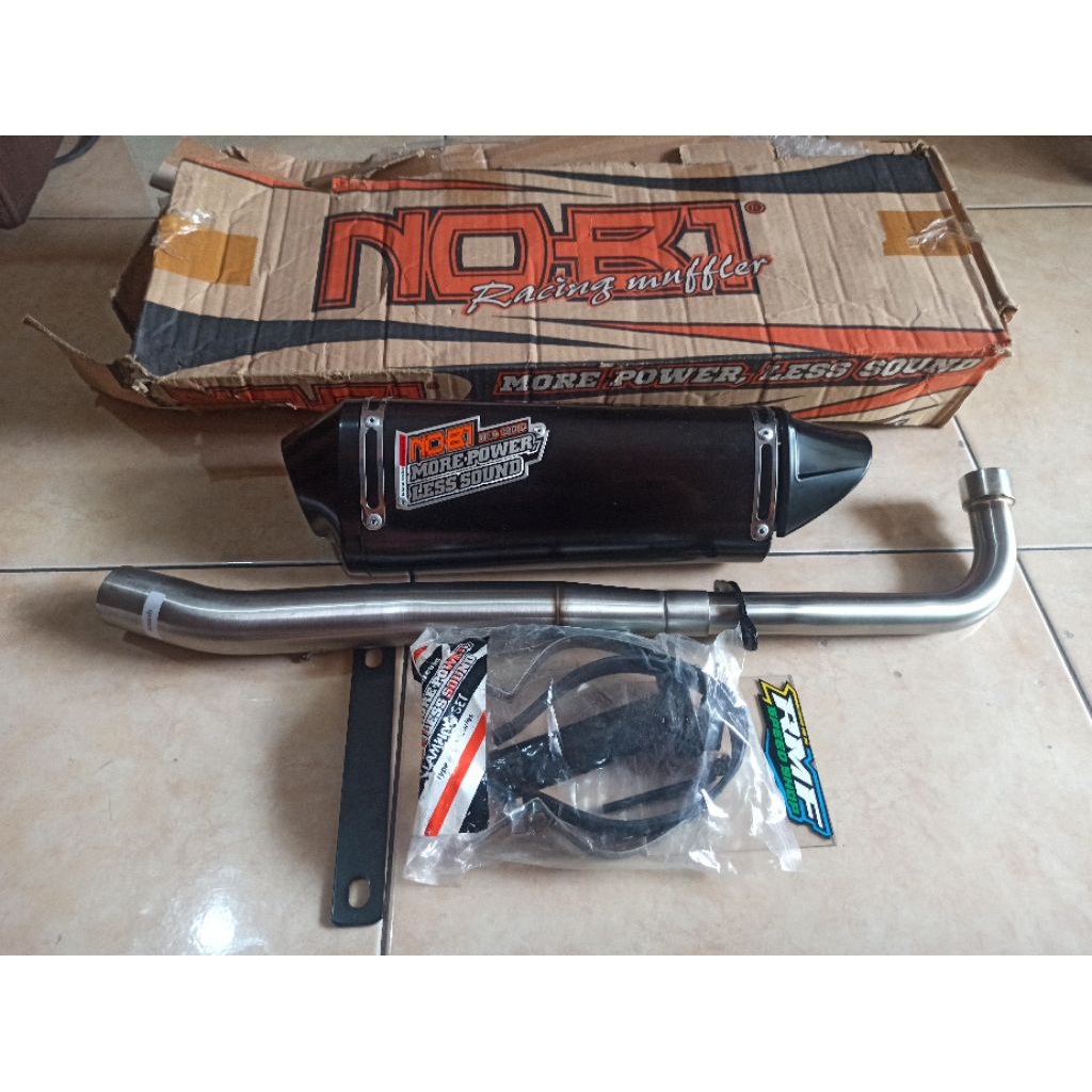 Knalpot NOB1 Racing Suzuki Smash New Titan step std