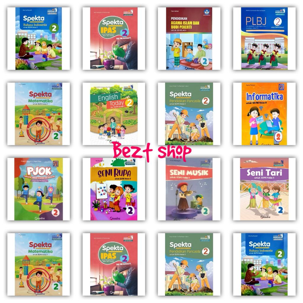 QUADRA - BUKU SPEKTA  kelas 2 SD/MI Kurikulum Merdeka - Quadra