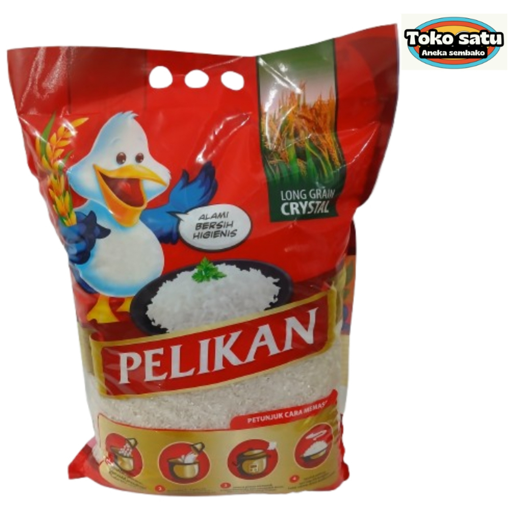 Beras pelikan 5kg