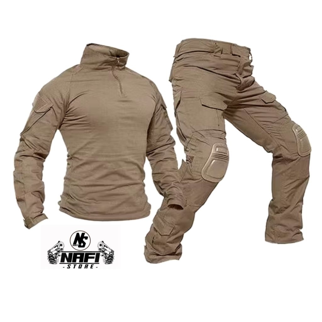 SET kaos Tactical BDU / Baju Celana Tactical UA Terbaru / Satu set Baju Kaos BDU Tactical/ Baju stel