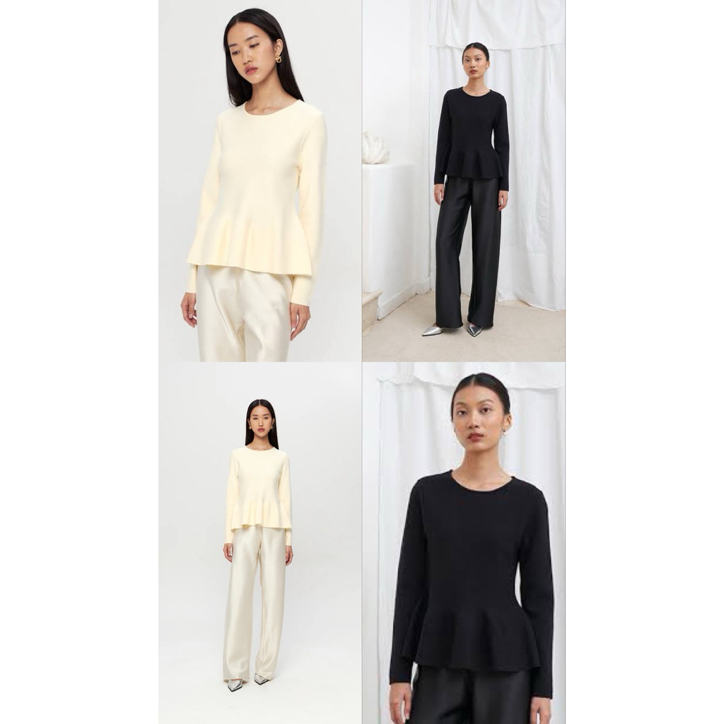DUMA Josette Peplum Top