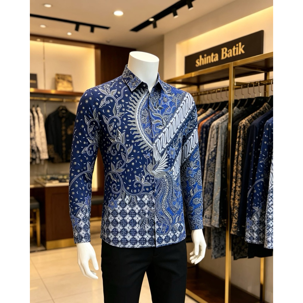 kemeja batik full tulis basofi batik tulis motif baru