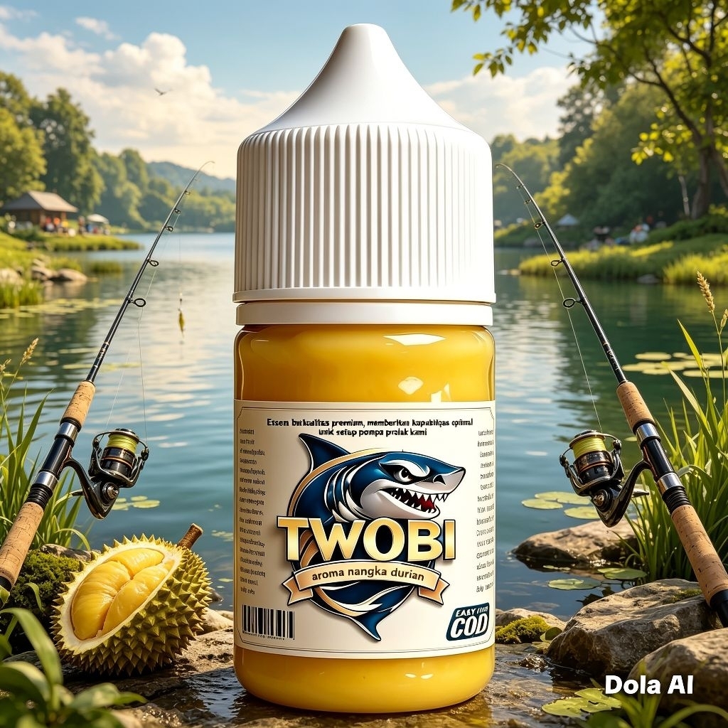 ESSEN TWOBI UPAN PANCING UNTUK IKAN MAS AROMA DURIAN SEREH KATILAYU UPAN PREMIUM DENGAN KEMASAN 30ML