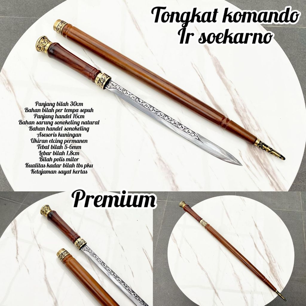 Tongkat Komando Ir Soekarno Premium