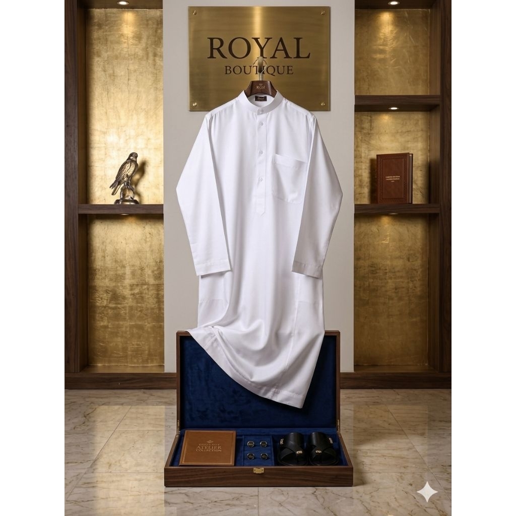 Gamis putih pria "kerajaan saudi"