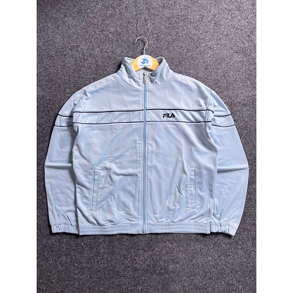Vintage Vittorio Tracktop Fila - light Blue