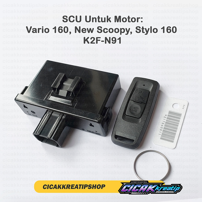 SCU + Remote Keyless Set Vario 160 Stylo 160 New Scoopy
