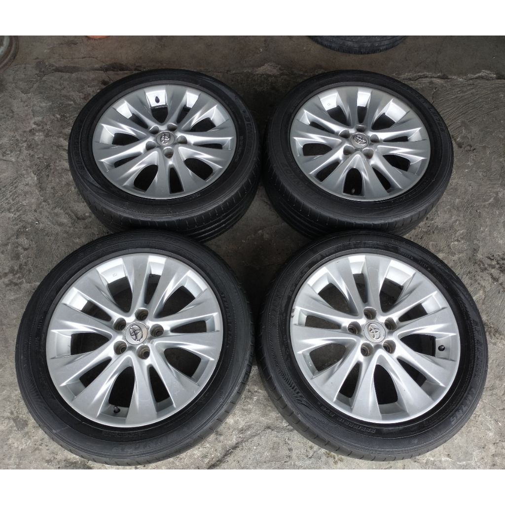 velg oem toyota alphard R18 plus ban