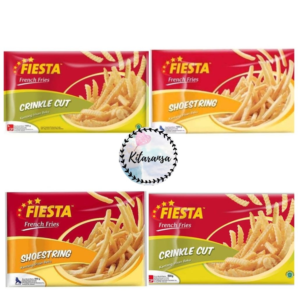Kentang Goreng 1kg/Kentang Goreng 500gr/Kentang Goreng/Kentang Goreng Fiesta/Fiesta Shoestring/Kenta