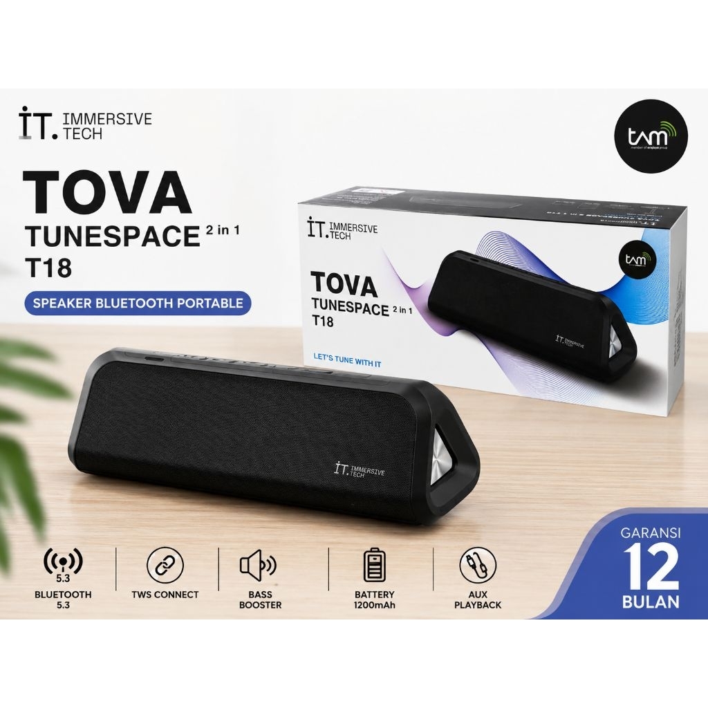 TOVA T18 BLUETOOTH SPEAKER