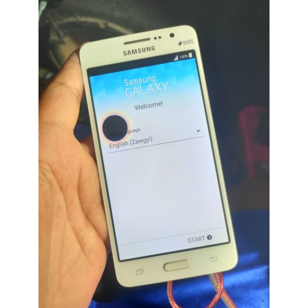 lcd Samsung grend prime minus ada tompel