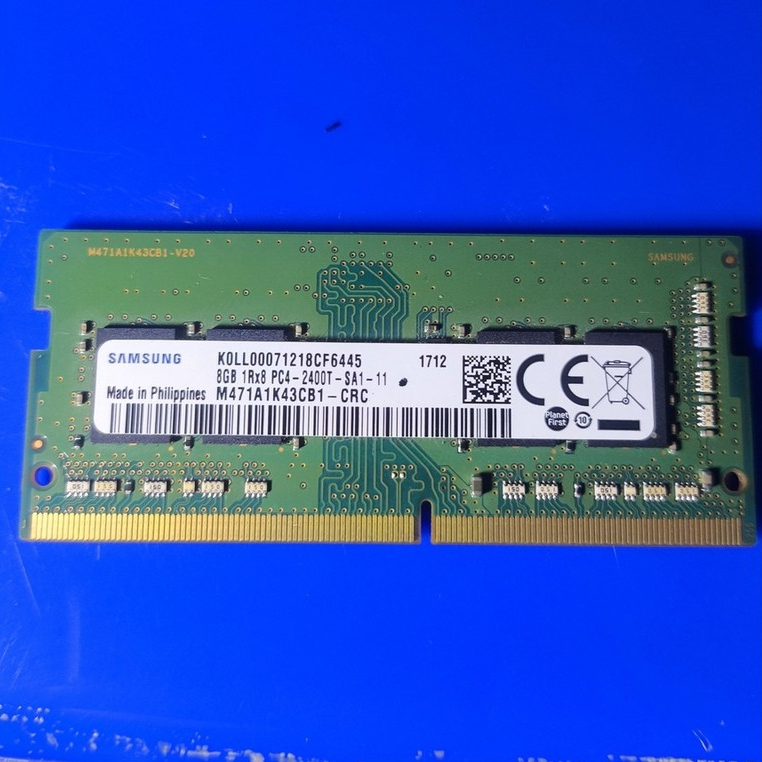 RAM Laptop SODIMM SDRAM DDR4 8GB SAMSUNG 2400T M471A1K43CB1-CRC