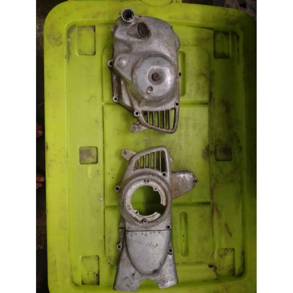 Blok/bak kopling dan bak magnet plus tutup rantai c70