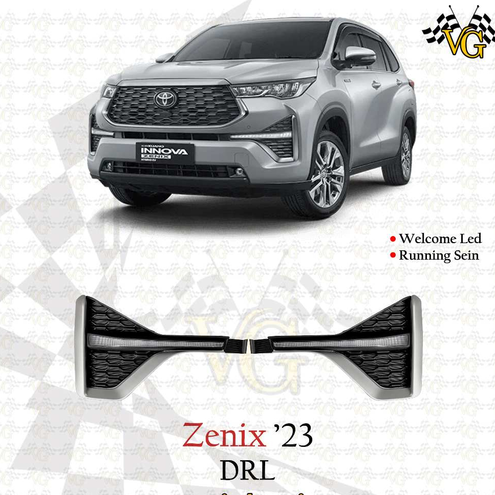 DRL Innova Zenix 2023-2026 Running Sein Welcome Led Drl Zenix Garansi Import Quality