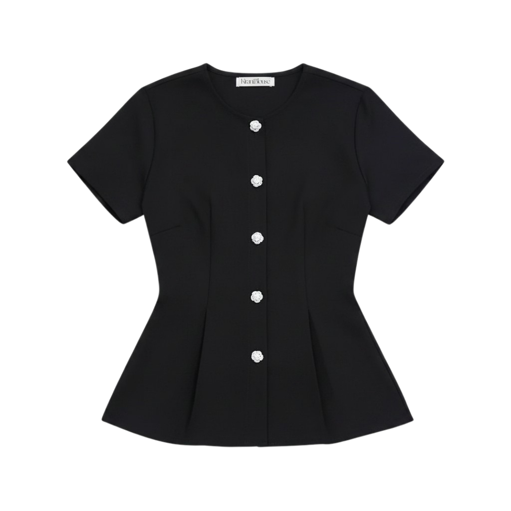 Miu Miu Daily Atasan Wanita Abghi Kemeja Blouse