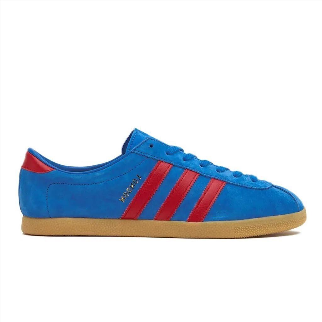 Sepatu Casual Sneaker Adidas London City Series Eksklusif Biru Merah IG5407
