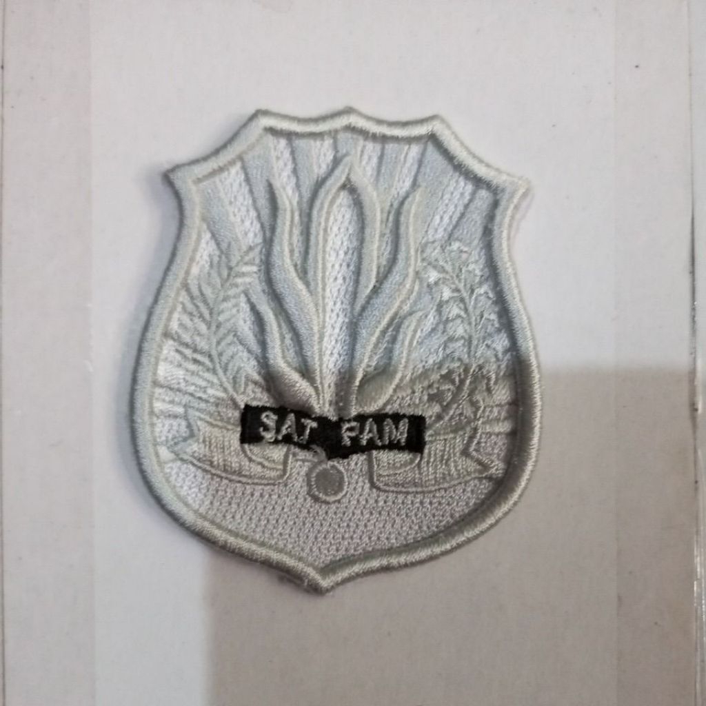 LOGO KEWENANGAN SATPAM BORDIR TIMBUL 3D
