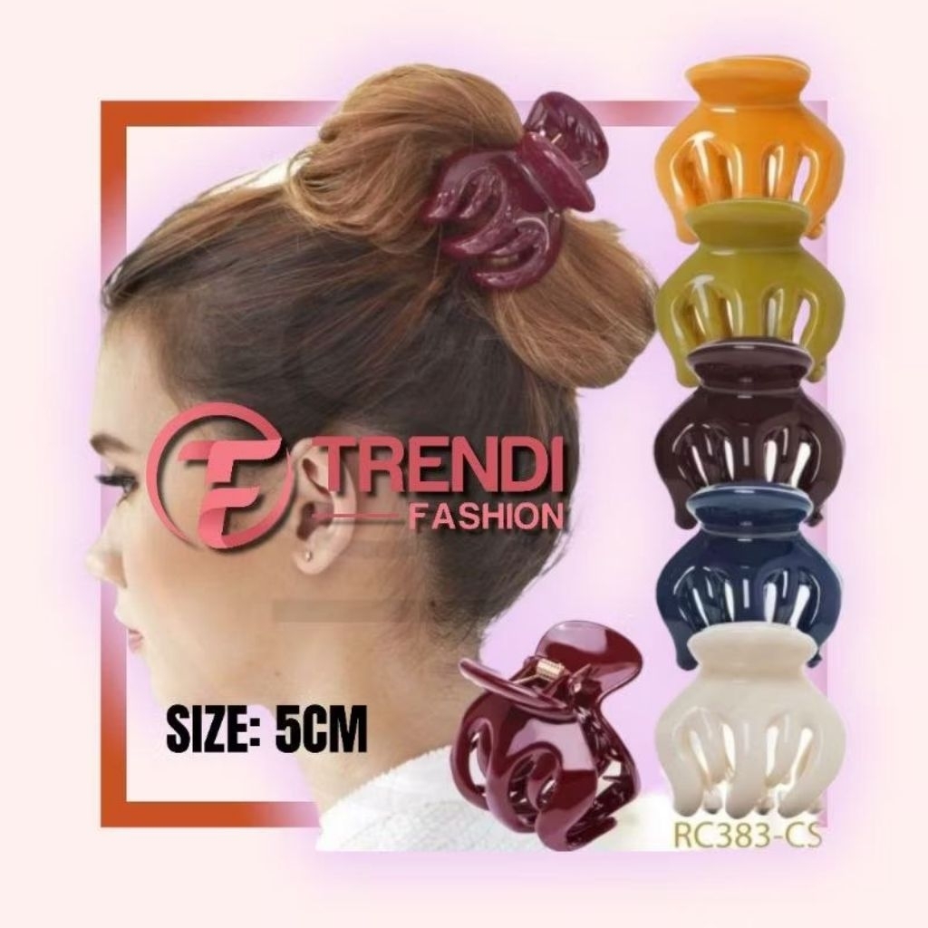 Jepit Rambut 3 Capit - Jepitan Rambut Plastik
