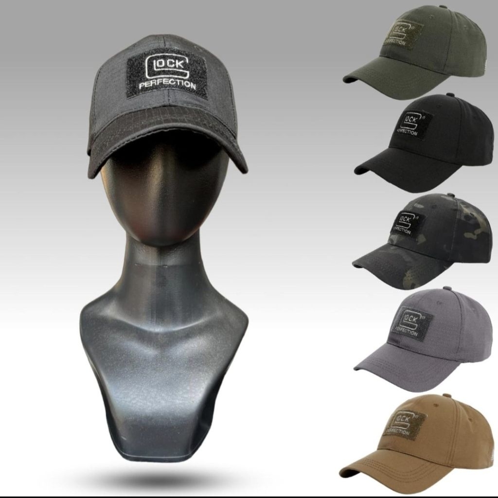 [TOPI G VELCRO] Topi 9lok velcro topi fashion pria topi velcro glok kekinian casual topi velcro pria