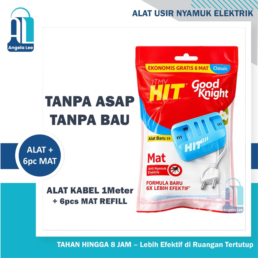 Obat Anti Nyamuk HIT MAT Elektrik Mouse kabel Alat dan Refill Isi Ulang